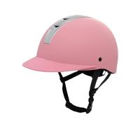 LIXSAZSE Casque de Cyclisme Confortable pour vélo de Route et équipement d'équitation. Ce Casque d'équitation est conçu avec des Trous Ventilation pour réduire la résistance au Vent, Rose, S