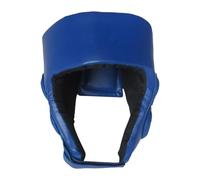 LIXSAZSE Casque de Respirant pour MMA, Couverture intégrale, idéal pour l'entraînement au karaté, au Kickboxing et Sanda. Convient pour aux Enfants et pour aux Adultes, Bleu, Adultes
