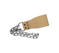 LIXSAZSE Ceinture de Musculation Robuste avec chaîne en Fer pour des résultats optimaux Lors de Vos entraînements Musculation et dips. Ceinture en PU.