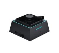 LIXSAZSE Cendrier portable - Smoke In Style Purificateur pratique Purificateur d'air multi-usages Élégant Durable Facile à offrir, Noir avec lumière