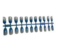 LIXSAZSE Cercueil Faux Ongles Non Sensible Pour Aux Allergies Imperméable À L'eau Brillant Motif Durabilité Amélioration Des Ongles Comprimés Conseils De Manucure , Bleu dégradé