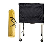 LIXSAZSE Chariot de sport multifonctionnel avec roulettes, porte-ballons et ramasse-ballons, grande capacité, idéal pour les entraînements, les matchs sur le terrain. Convient pour le football,