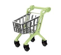 LIXSAZSE Chariot de supermarché Miniature à l'échelle 1/6, idéal pour animer Les Maisons de poupées et durablement utilisable par Les Enfants. Parfait pour décorer scènes poupées.