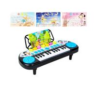 LIXSAZSE Clavier de Piano innovant pour débutants, Jouet Musical Portable et Amusant avec 24 Touches, idéal pour Apprendre la Musique Facilement. Clavier pour Enfants débutants avec Livre de Musique.