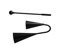 LIXSAZSE Clochettes agogo portables et ludiques, instrument de percussion à deux tons facile à transporter, stimule la créativité et le sens du rythme des mélomanes, 18 x 11 cm