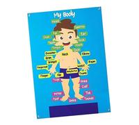 LIXSAZSE Coffret d'activités manuelles éducatives sur Les Parties du Corps : Un pour Les Tout-Petits Qui souhaitent éveiller Leur curiosité et Jouer à la Maison. Idéal pour Enfants