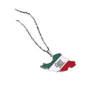 LIXSAZSE Collier pendentif Unique carte de l'iran, pour Style distinctif, en acier inoxydable, colliers avec pendentif drapeau de la carte de l'iran, large Application, couleur acier