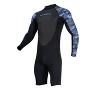 LIXSAZSE Combinaison Shorty 2 mm pour Homme offrant Une Isolation Durable