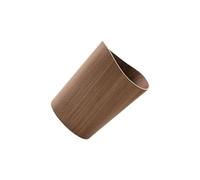 LIXSAZSE Corbeille à Papier en Bois Massif, Panier en Osier, Poubelle Ronde élégante, Solution de Rangement Essentielle pour la Salle de Bain, organisez Vos espaces Facilement, Poubelle Ronde sans