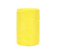 LIXSAZSE Cordon macaron coloré égayant la décoration de la maison, fils en Polyester creux tricotés au Crochet pour décoration de maison DIY, jaune vif