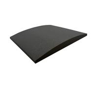 LIXSAZSE Coussin de soutien incurvé en mousse haute densité pour canapé, idéal pour les meubles récents. Maintient sa forme et offre un confort optimal. Insert en mousse à, Noir, 50.5 x 50.5 cm