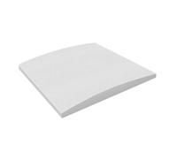 LIXSAZSE Coussin de soutien incurvé en mousse haute densité pour canapé, idéal pour les meubles récents. Maintient sa forme et offre un confort optimal. Insert en mousse à, Blanc, 50.5 x 50.5 cm