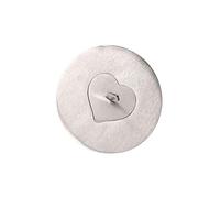 LIXSAZSE Couvercle de bougie en pot, anti-poussière en acier inoxydable pour la décoration de la maison du bureau, garantissant une longue durée vie, Cœur, L