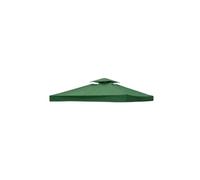 LIXSAZSE Couverture supérieure de l'auvent Composant de Toit de Tente de Camping en Plein air Pièces de revêtement imperméables Accessoire de Remplacement Beige à Deux Niveaux, Vert foncé/Double
