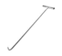 LIXSAZSE Crochet de levage robuste pour regards d'égout. Permet de soulever et retirer les plaques d'égout en toute sécurité, et les préparer à l'arrivée. Permet, Argent, 38 cm Sharp