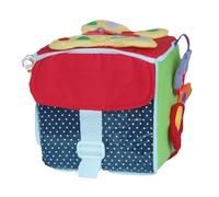 LIXSAZSE Cube d'activités créatif avec Tableau d'activités et Blocs Souples pour Aider Les Jeunes Enfants à Apprendre à s'habiller grâce des scénarios de Jeu Amusants et stimulants. Blocs Souples