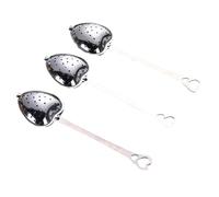 LIXSAZSE Cuillère à infuseur à thé en acier Durable, 50 pièces, avec saveur dégagement et infuseur thé Non toxique en acier inoxydable, longue cuillère, Type 1