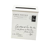 LIXSAZSE Décoration de Jardin de Bureau Boîte pour aux Lettres élégante boîte pour aux Lettres Murale pour la Maison Murale pouvant être Une décorative pour la Maison, Blanc