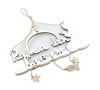 LIXSAZSE Décorations du Ramadan Suspendu Ornement Scène Disposition Ménage Décoration Islamique Eid Mubarak Festival Pendentif pour Un Usage Domestique, 01