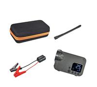 LIXSAZSE Démarreur de Saut à Large Application avec compresseur d'air et Lampe de Poche Portable à gonflage l'air Universel 8000mAh