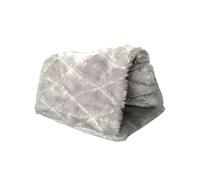 LIXSAZSE des Oiseaux avec Cage à Oiseaux en Tissu Doux. Cage en Coton Universelle et Durable pour et perruches à Hamster, Gris, S (17x16x12cm)