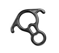 LIXSAZSE Descendeur d'escalade 50 KN, descendeur à 8 Branches, en Aluminium Haute résistance pour Roche, Robuste et Durable, équipement de spéléologie et de Descente, Dispositif Rappel et d'assurance