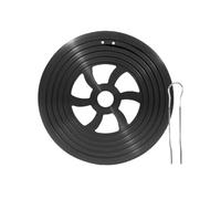 LIXSAZSE Diffuseur de Chaleur Rond de 25 cm (10 Pouces) pour cuisinière. Structure légère et Durable. Nettoyage Facile. Couvercle du brûleur Anti-Taches,