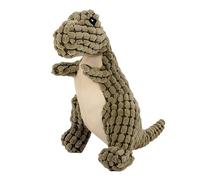 LIXSAZSE Dinosaure Artificiel résistant pour aux morsures réutilisable Longue durée Jouet molaire réaliste léger Jouet à mâcher os Chiot, Vert foncé