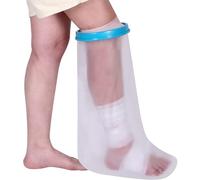 LIXSAZSE Douche étanche coulé joint couverture coude poignet bout des doigts blessures au genou blessure plâtre protecteur natation baignoire bain, Jambe longue
