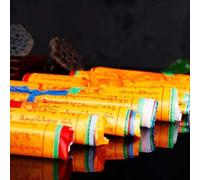 LIXSAZSE Drapeaux de prière colorés pour des retraites de méditation paisibles, 34x37cm 20 pièces