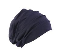 LIXSAZSE Élastique Pile Chapeau Bonnet Caps Saisonniers Chapeaux Thermique À La Mode Réglable en Plein Air Empilement Turban Head Wrap, Bleu Marine