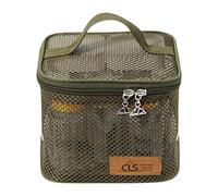 LIXSAZSE Ensemble de 6 pots à épices portables, idéal pour les aventures en plein air. Comprend une cuillère et un sac de rangement pour une cuisine facile. Boîte vide incluse.