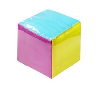 LIXSAZSE Ensemble de dés d'apprentissage en Peluche avec 6 Pochettes Transparentes, dés Souples à Pochettes pour Jeux et activités d'apprentissage en Classe, avec Photos et Blocs empilables Mousse.