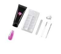 LIXSAZSE Ensemble de Gel d'extension d'ongle Kit de vernis professionnel outils de manucure portables pratiques fournitures de maquillage pour enfants débutants , Type3
