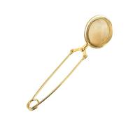 LIXSAZSE Ensemble de passoire à thé facile à nettoyer, outils de brassage en parfait état, toujours infuseurs thé en acier inoxydable pour le vrac Premium, Or