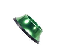 LIXSAZSE Entretoise de Douille de Direction pour vélo Route/VTT, rondelle Fourche en Alliage d'aluminium. Accessoire Non Universel. Entretoise Conique Potence pour Fourche vélo. Cache-Jeu, Vert