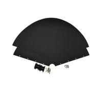 LIXSAZSE Enveloppe de déflecteur de Contre Les écureuils - Enveloppe Suspension imperméable et Durable Autour, Style Poteau 16 Pouces