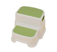 LIXSAZSE Escabeau à Deux Niveaux Petit mais Robuste pour diverses Applications escabeaux en Plastique antidérapants pour Tout-Petits Petits escabeaux, Vert Clair