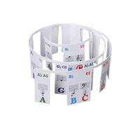 LIXSAZSE Étiquettes de notes Pâte à clé Fournitures pour piano Fabrication soignée Accessoires éducatifs Divertissement pour débutants Équipement musical