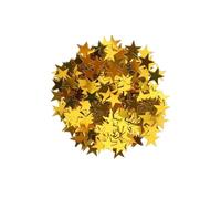 LIXSAZSE Étoiles Table Confettis Mariage Étoile Dispersion Décoration De Noël Sparkle Table Sprinkles Toute Célébration Accessoires De Partie Dispersion Étoile À Cinq Branches, Or, 10 mm