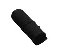 LIXSAZSE Étui à Stylo en Toile avec Une Large Application et Un étui à Anti-Rayures Polyester Papeterie Sac Stylo Trous Rouleau, Noir, Soixante-Douze