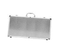 LIXSAZSE Étui de microphone en aluminium avec compartiments en mousse souple protégeant les microphones des dommages studio et sur le terrain. Facile à transporter. Sacoche