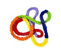 LIXSAZSE Exercices coopératifs avec bande élastique pour améliorer le développement physique et la collaboration en équipe chez les jeunes apprenants à l'école. Bande