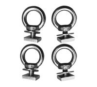 LIXSAZSE Extension de porte-bagages de toit avec anneaux d'arrimage robustes à œillet, filetage M8, fabrication précision pour une conduite sûre et une utilisation optimale du véhicule. Porte-bagages