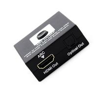 LIXSAZSE Extracteur audio Max 4K sortie haute résolution 2 Ports USB séparateur séparateur installation bidirectionnelle raccords adaptateur Support