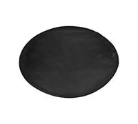 LIXSAZSE Facile à nettoyer et à entretenir le stockage pour tapis de foyers, tapis de foyers pour foyers sous le feu, tapis de sol chauffant Breeo, noir 36 pouces