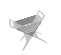 LIXSAZSE Feux de Camp légers et Pliables, Parfaits pour Cuisiner en extérieur Lors de Vos Aventures en Camping. Faciles à Entretenir, Ils sont équipés d'un réchaud Camping Amovible.