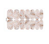 LIXSAZSE Filles Nail Art Stickers Auto-Adhésif Full Wrap Patch Belle Application Kit d'outils de manucure multi-types sans colle, Type4