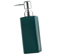 LIXSAZSE Flacon distributeur de lotion liquide de avec pompe, motif à pois blanc imprimé, idéal pour la cuisine et la salle bain, Vert, 5.7 x 5.7 x 19.6 cm