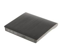 LIXSAZSE Graveur DVD Externe Polyvalent avec Port USB pour transférer Rapidement des données et Graver du Contenu multimédia sur Ordinateurs Portables. Boîtier Inclus.
